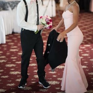 Light pink formal dress